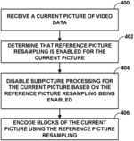 Reference picture scaling ratios for reference picture resampling in video coding