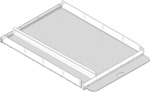Shelf with wide mouth for multiple glide sheets