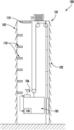 ELEVATOR POSITIONING SYSTEM WITH CASCADING REFLECTOR ARRANGEMENT