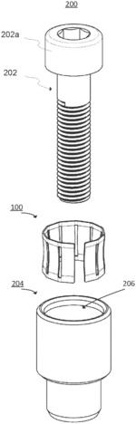 SPRING DEVICE FOR SECURING A THREADED FASTENER OF A BOLTED JOINT AND A SYSTEM FOR SECURING A BOLTED JOINT