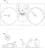 DEVICE AND SYSTEM FOR ALERTING VEHICLES OF APPROACHING EMERGENCY VEHICLE